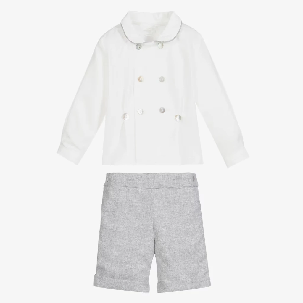 2PCS Children Boys  Birthday Prince Clothes  for Party and Wedding Outfit  Kids Boutiques Clothing