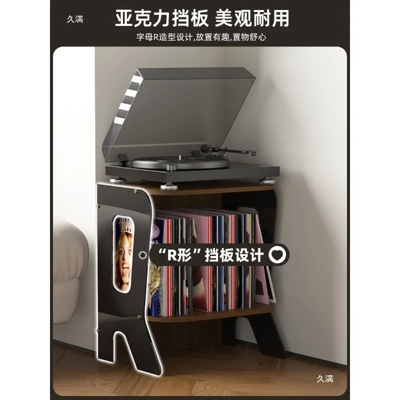 Acrylic Floor Record Vinyl Storage Display Rack Large Capacity Storage Rack Album CD Storage Display