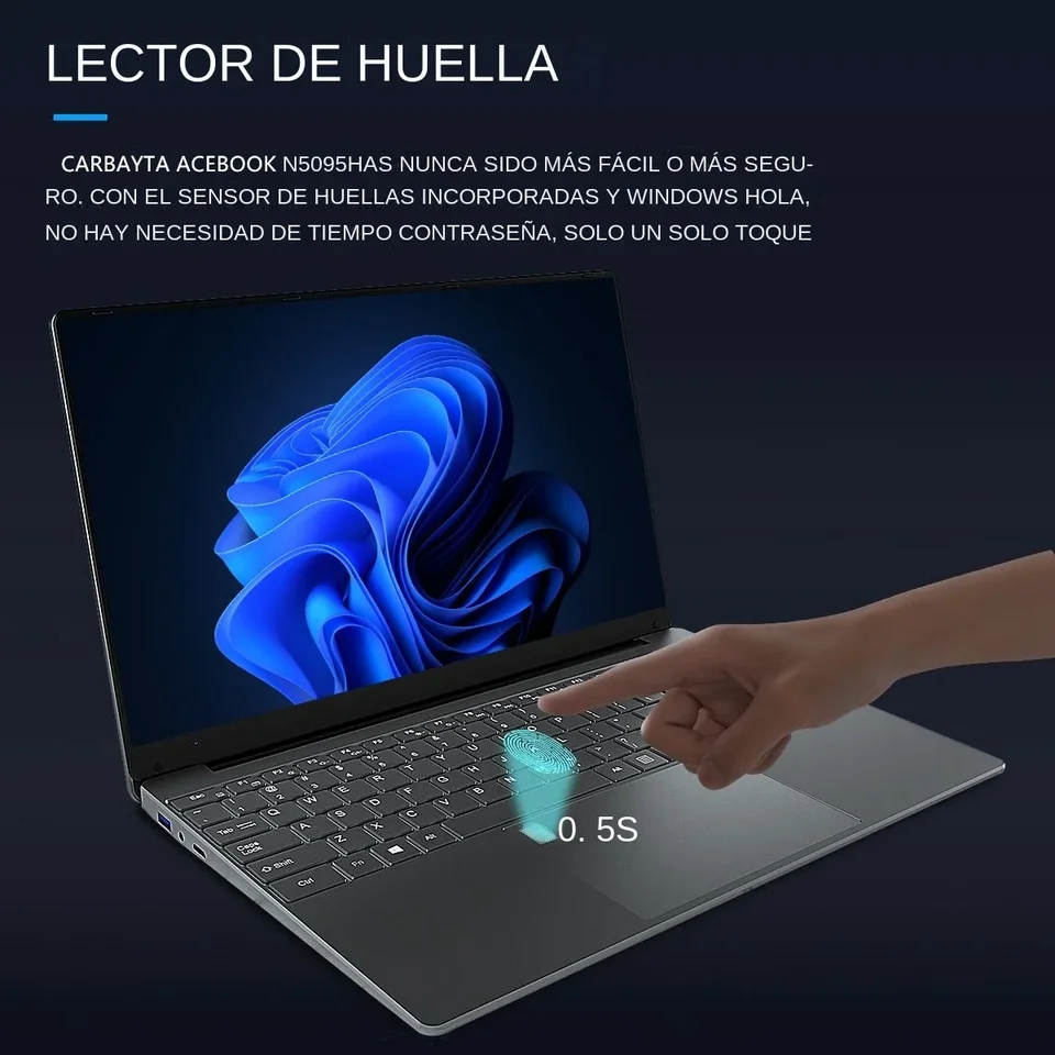 Laptop 15.6 Inch IPS Screen 16GB RAM Intel 11th N5095 Business