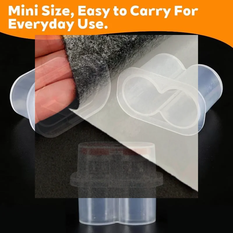 2-Slot Peptide Microtube Vial Freezer Storage Case Durable Portable for Fridge Hospital Lab Sample Preservation