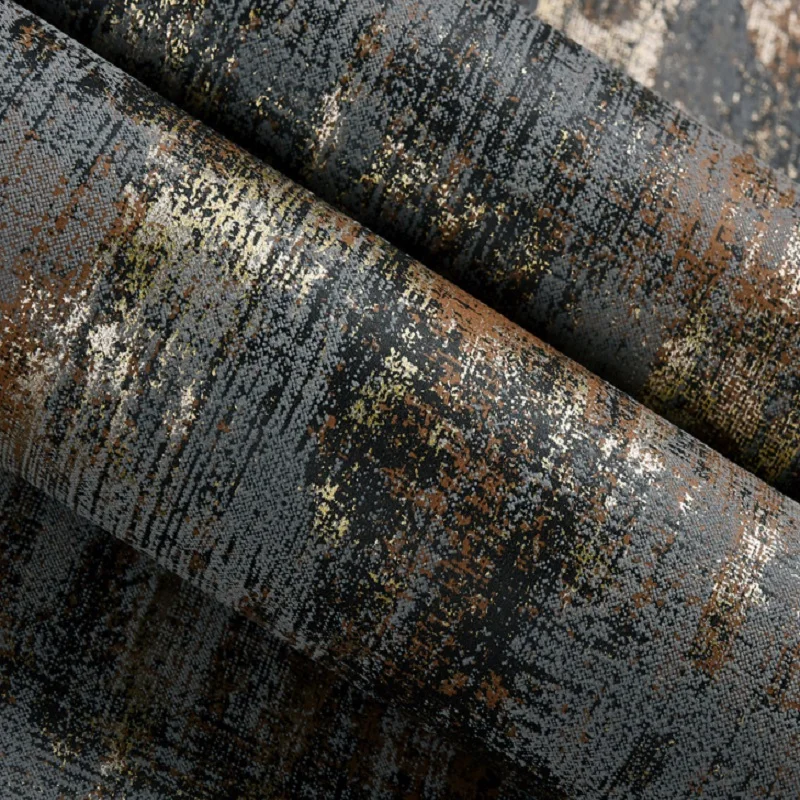 Imagem -02 - Papel de Parede Metálico Industrial Retro Non-woven Cimento Textura Concreta Rolo de Papel de Parede Sala de Estar Quarto Loja Decoração