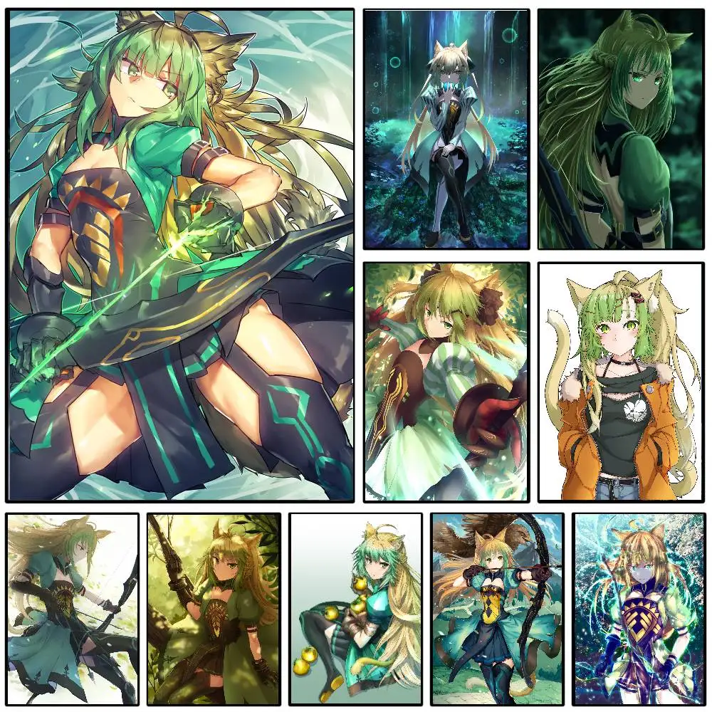 Atalanta Anime Fate Posters Living Room Bar Cafe Quality Canvas Vintage Style Comics Painting Art Home Wall Decor Picture