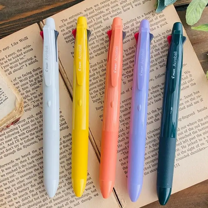 New Pilot Acroball Multi Functional 4-in-1 Ballpoint Pen 0.5/0.7mm 5-in-1 Module Pen School Writing Stationery Mechanical Pencil