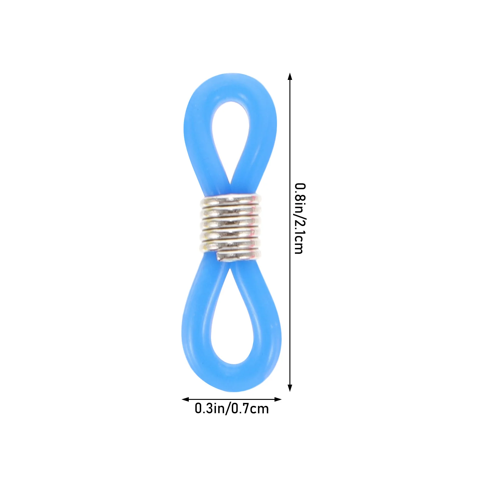 50 قطعة حلقات مضادة للانزلاق سيليكون النظارات المستديرة كم حامل صالح ل جسر الأنف الصغيرة معبد دائري نصائح في الهواء الطلق ارتداء اليومي