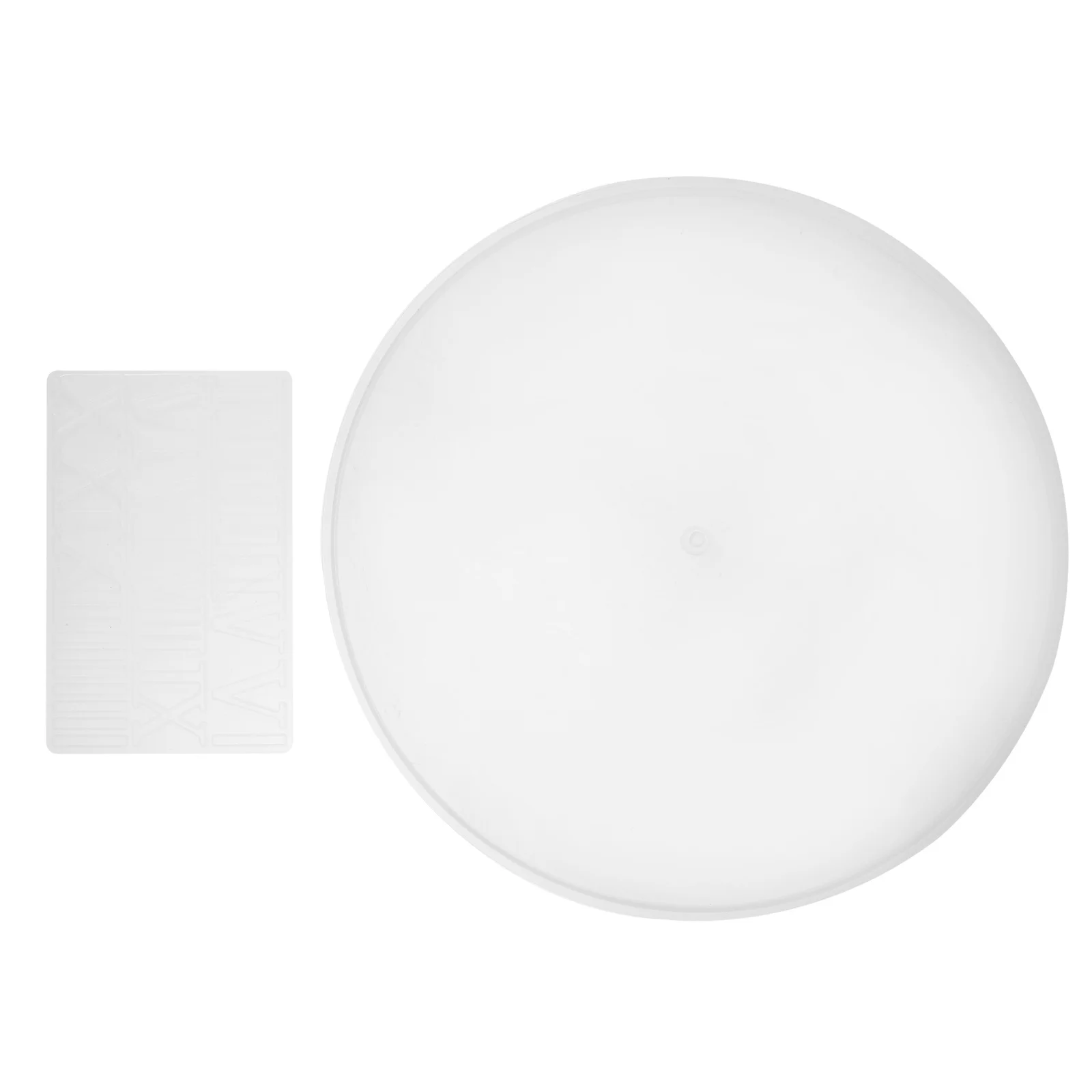 

1 Set Silicone Round Blank Roman Numeral Design For Diy Epoxy Wall Crafting Project Mould Diy Clock Making Mould Epoxy Wall