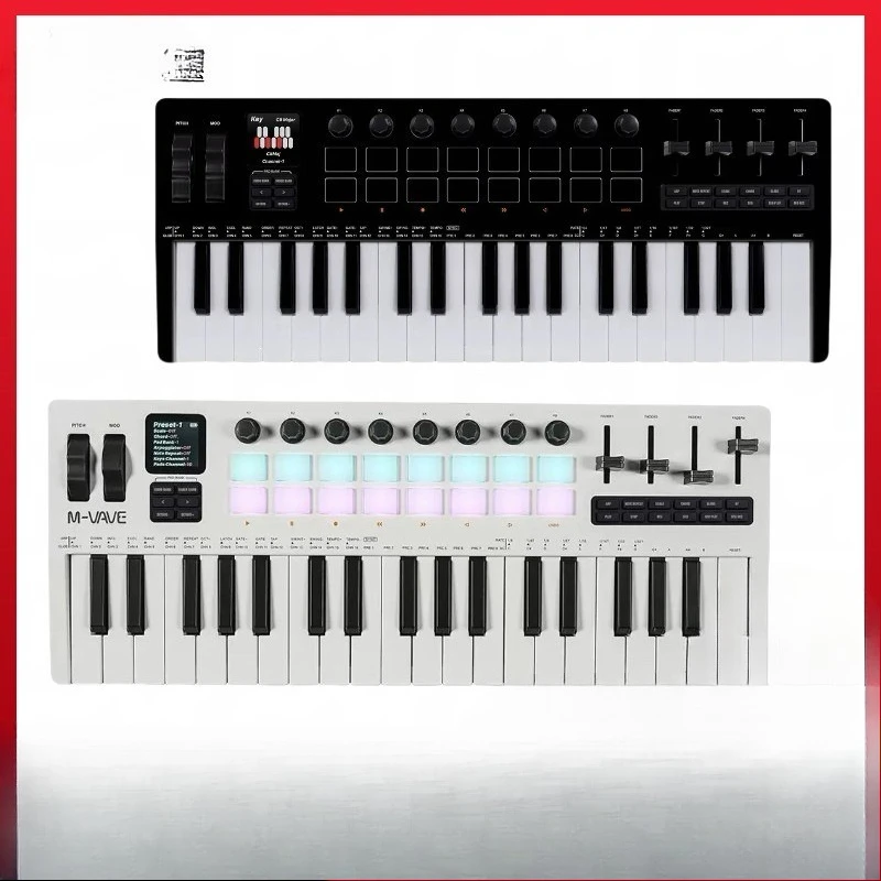 Keyband Source MIDI Keyboard Controller Arranger, Percussion Pad Fader Keyboard