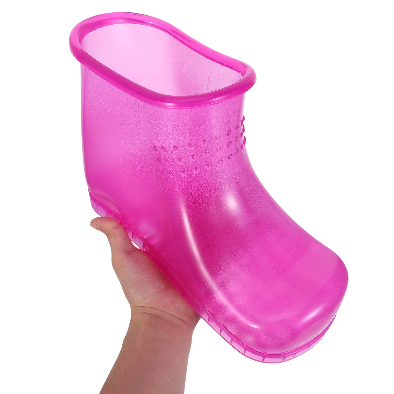 

1 Pair Portable Foot Soak Boots Deep Massage Spa Shoes Thickened Insulation Waterproof Foot Bath Basin Home Spa Relaxing Soaking