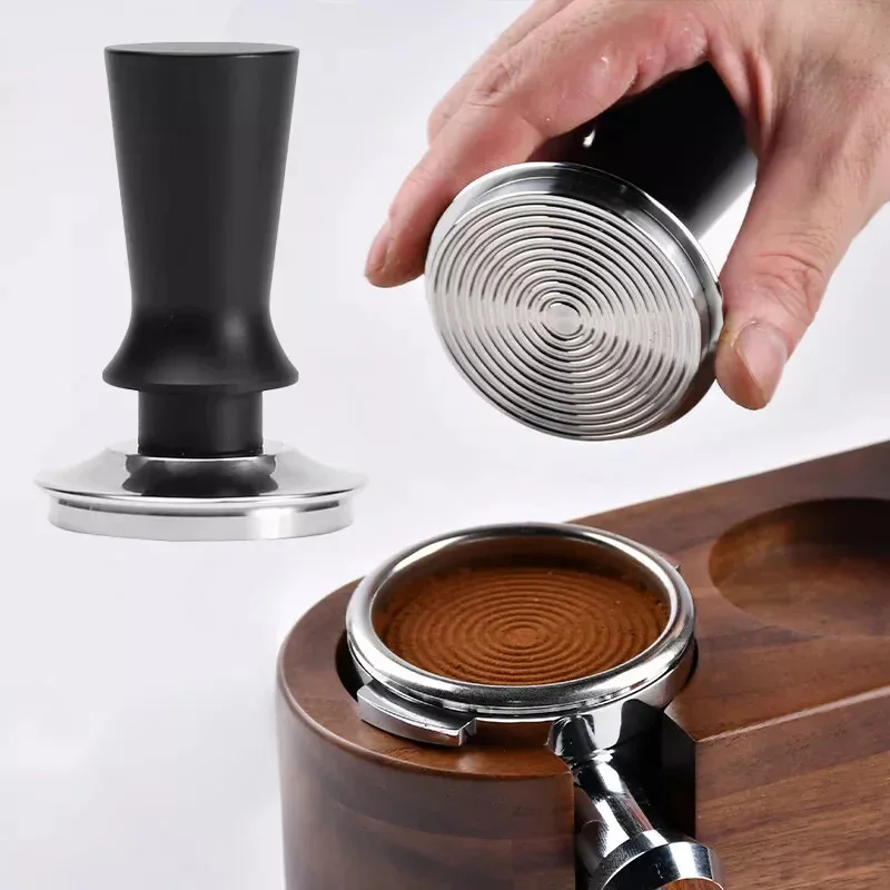 

51/53/58mm Stainless Steel Espresso Tamper with Calibrated Spring Loaded Barista Tools