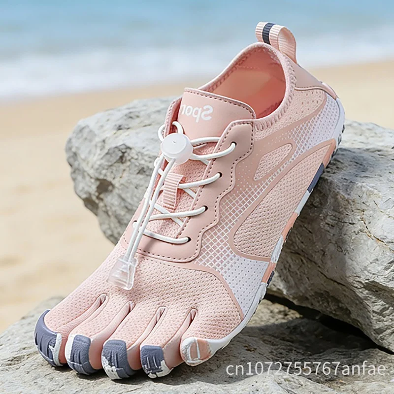 

New Unisex Wider Shoes Breathable Mesh Men Barefoot Five-finger Shoes Brand Flats Soft Zero Drop Sole Wider Toe Sneakes Big Size