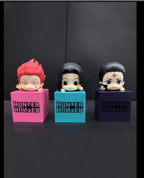 

No box 10cm 2023 In stock!100% Original Hisoka/Illumi/Chrollo Lucilfer Q version Action Figure Anime Model Toys