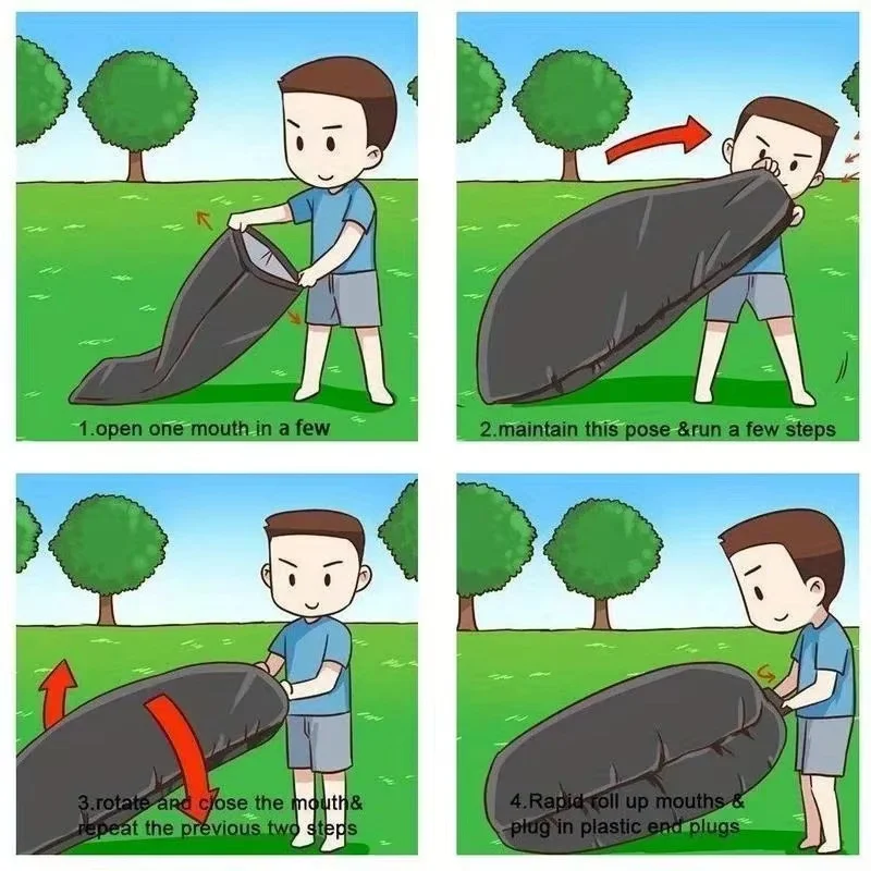 LUSQI – chaise longue gonflable, canapé pliable Extra épais pour Camping en plein Air, plage, Patio, meubles de maison à gonflage rapide