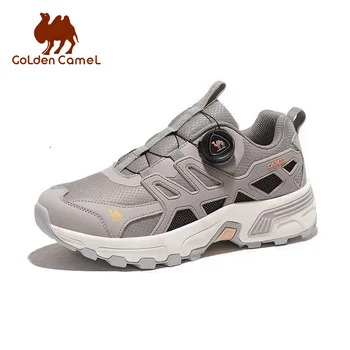 GOLDEN CAMEL 여성용 하이킹 신발, 두꺼운 밑창 캐주얼 스니커즈, 미끄럼 방지, 내마모성 트레킹 스포츠 신발, 2023 가을 신상