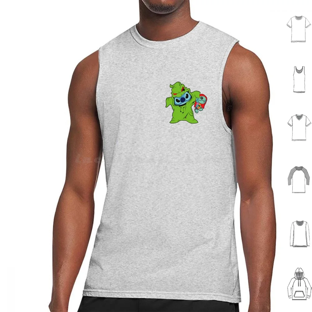 Oogie Boogie Tank Tops Vest Sleeveless Lilo And Oogie Boogie Halloween Cute Halloween Spooky Halloween Halloween Walt Tim