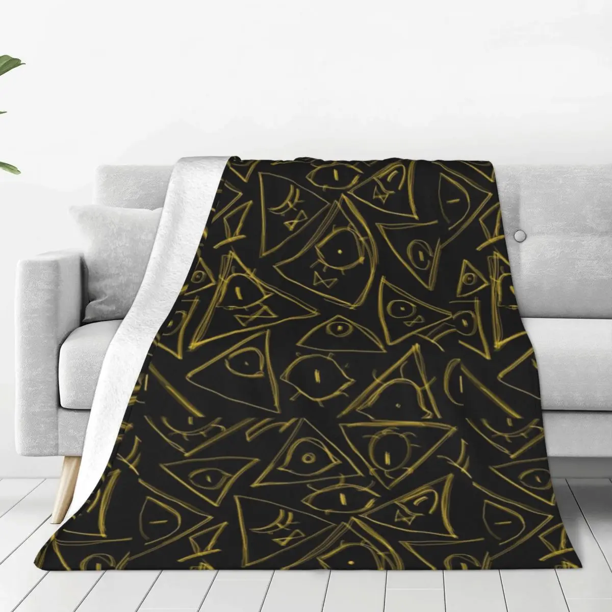 Gravity Falls Soft Flannel Throw Blanket - Cozy and Lightweight Fleece Blanket for Home, Travel, and Outdoor Use All Year Round