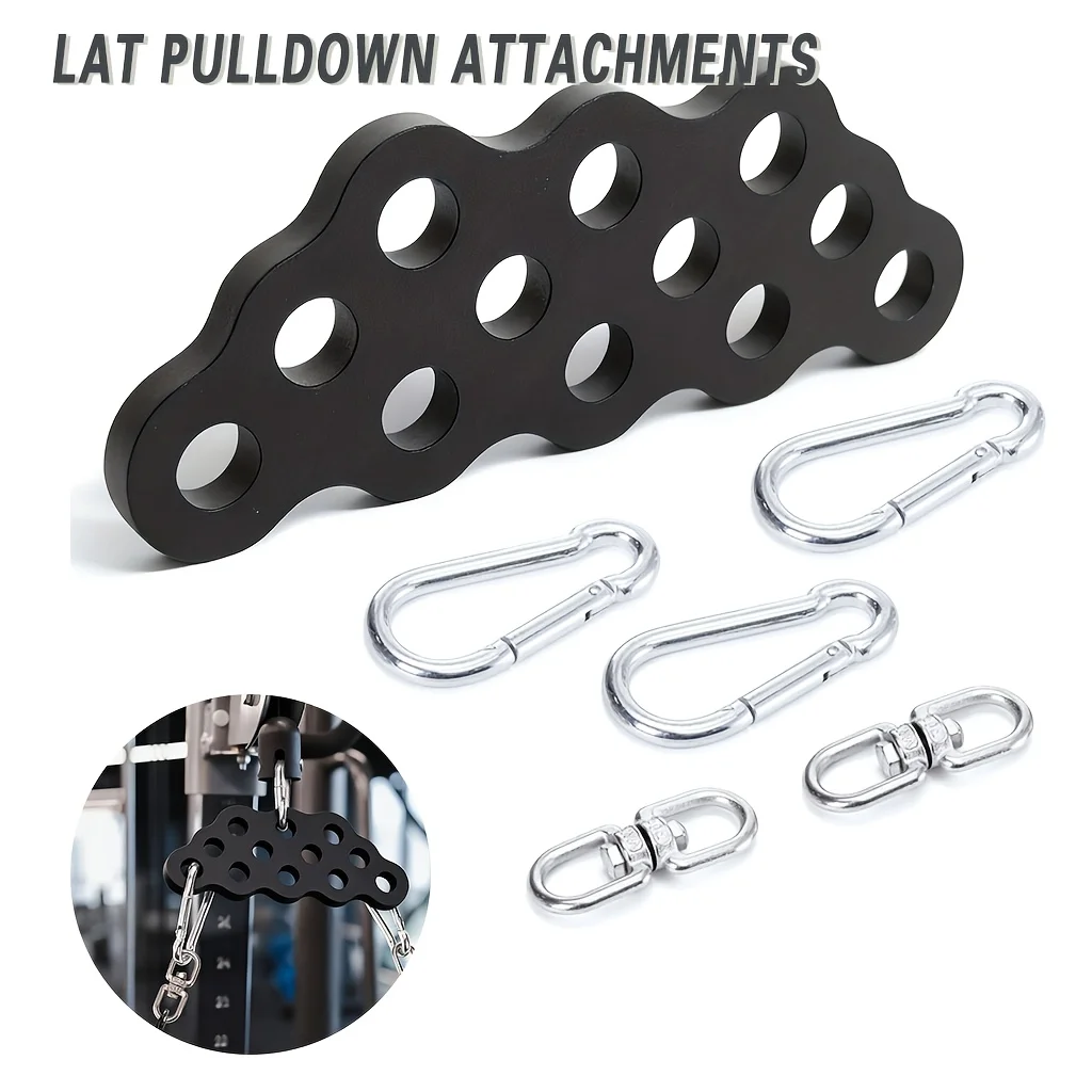 Convertidor de Polea para Gimnasio - De Doble a Simple con Agarre en D para Entrenamiento de Agarre Neutral, Compatible con Cable Crossover y Power Racks