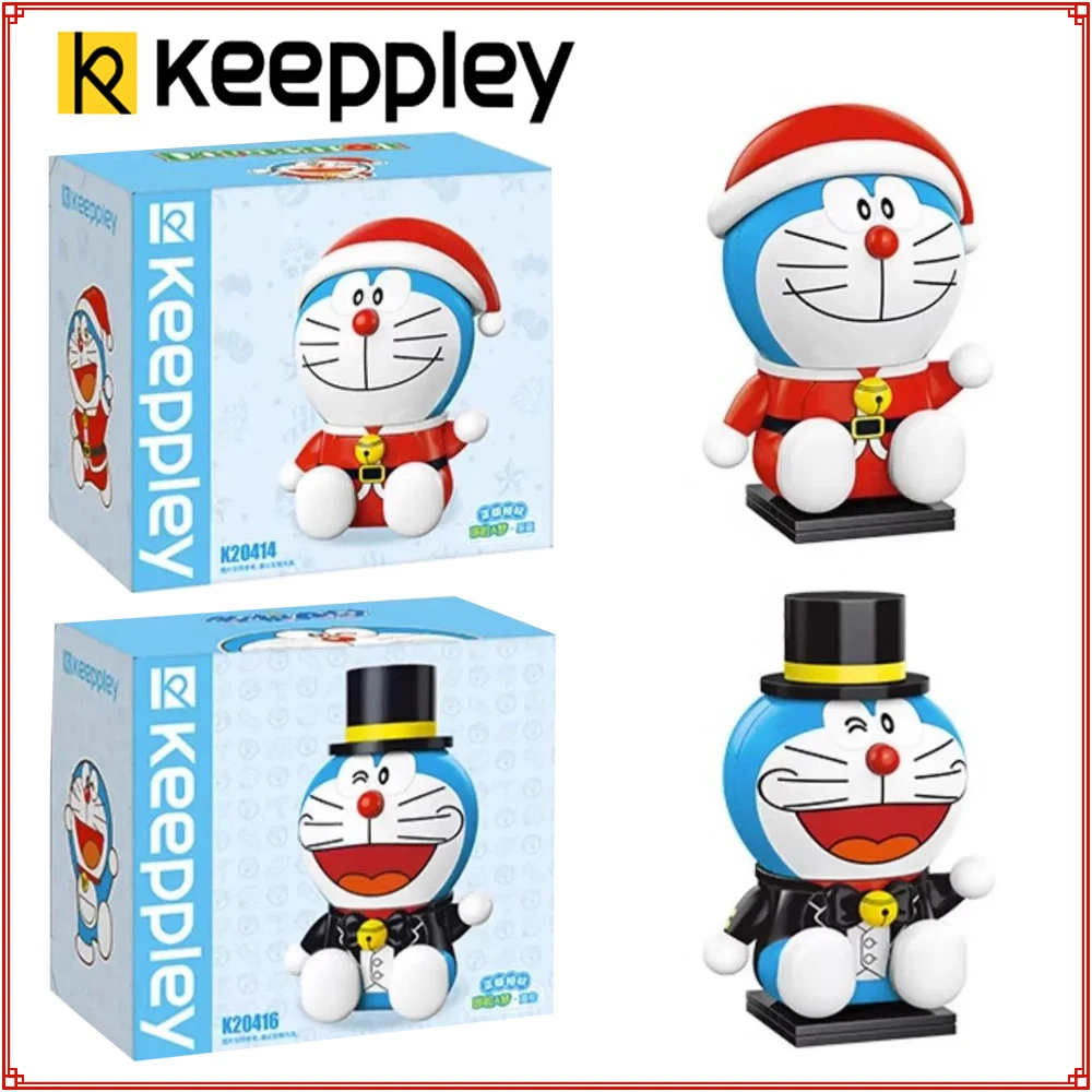 Keeppley Doraemon Building Blocks Classic Anime Characters Multiple Cosplay Styles Forms Cute Playful Ornaments Toys Kids Gifts