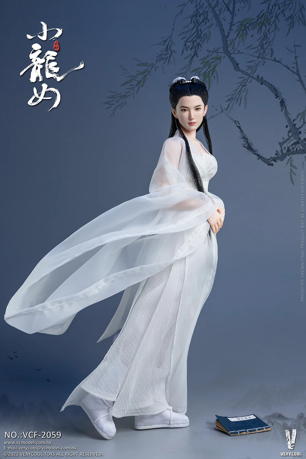 VERYCOOL VCF-2059 1/6 Fairy Sister Little Dragon Girl Figure Model 12'' Liu Yifei Female Soldier Action Figure Body Full Set Toy