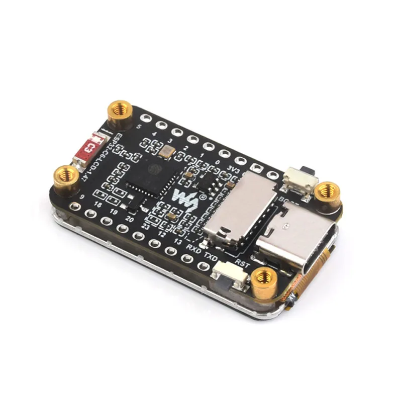 Waveshare ESP32-C6 1.47 polegadas Touch LCD TouchScreen Placa de Desenvolvimento IPS Suporta WiFi 6 e Bluetooth ESP32 C6 1.47 polegadas
