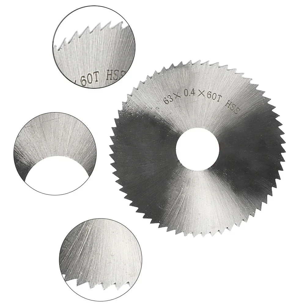 Saw Blade Steel Circular Saw Blade 63mm Bore Diameter 16mm Wheel Cutting Disc DIY Miniature Small Table Saw Circular Saw Blade