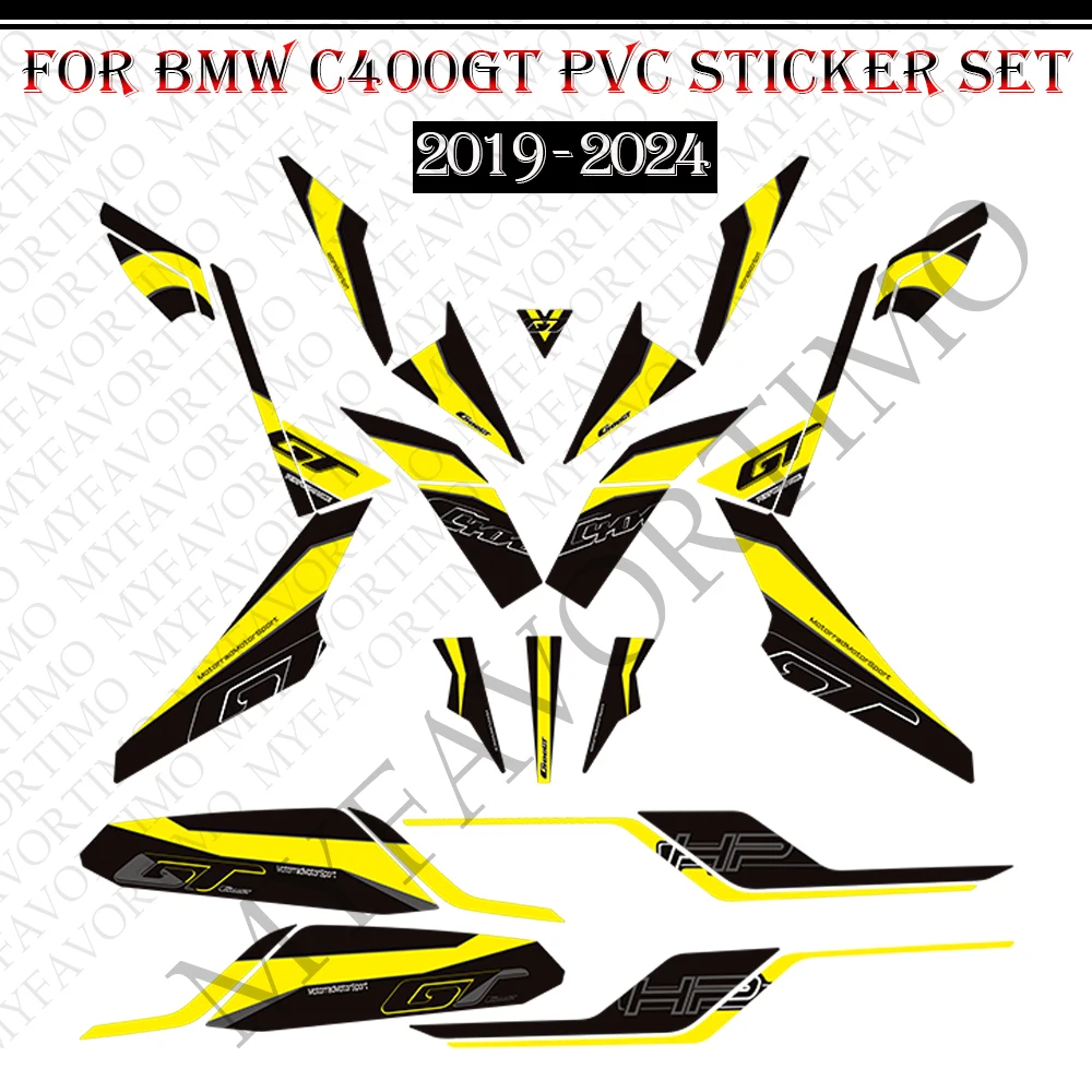 

For BMW C400GT C 400 GT C400 Decorative Sticker Kit Body Fender Shell Fairing Wheel Protector Decal 2019 - 2022 2023 2024