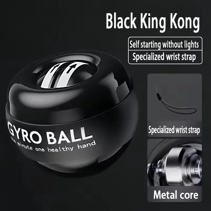 Latest Self Starting Grip Training Ball for Wrists and Fingers, Gyroscope for Exercise and Athlete Stress Reduction