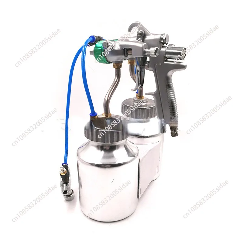 Double head double group spray gun atomizing uniform paint spray gun