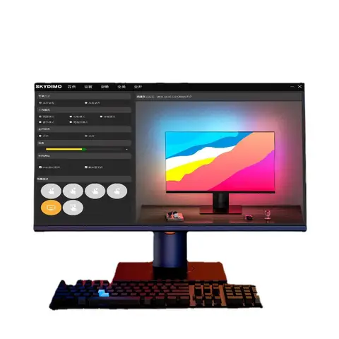 침수 RGB 컴퓨터 화면 동기화 라이트 스트립, 게임 룸용 USB 5V 드림 컬러 PC 백라이트 픽업 라이트