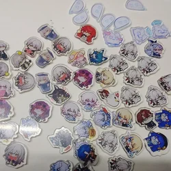 Anime Honkai Impact 3 Captain 2cm Patch Keychain Hair Tie Refrigerator Stickers Phone Case Jewelry DIY Accessories Acrylic Sheet