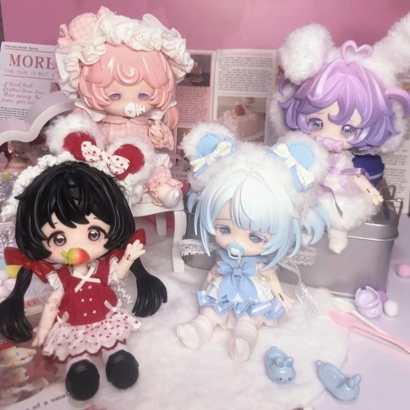 

Original COME4FREE Milk Cake Dream Puff Series Blind Box 1/12 Scale Movable Action Figure Dress Up BJD Cute Doll Surprise Gift