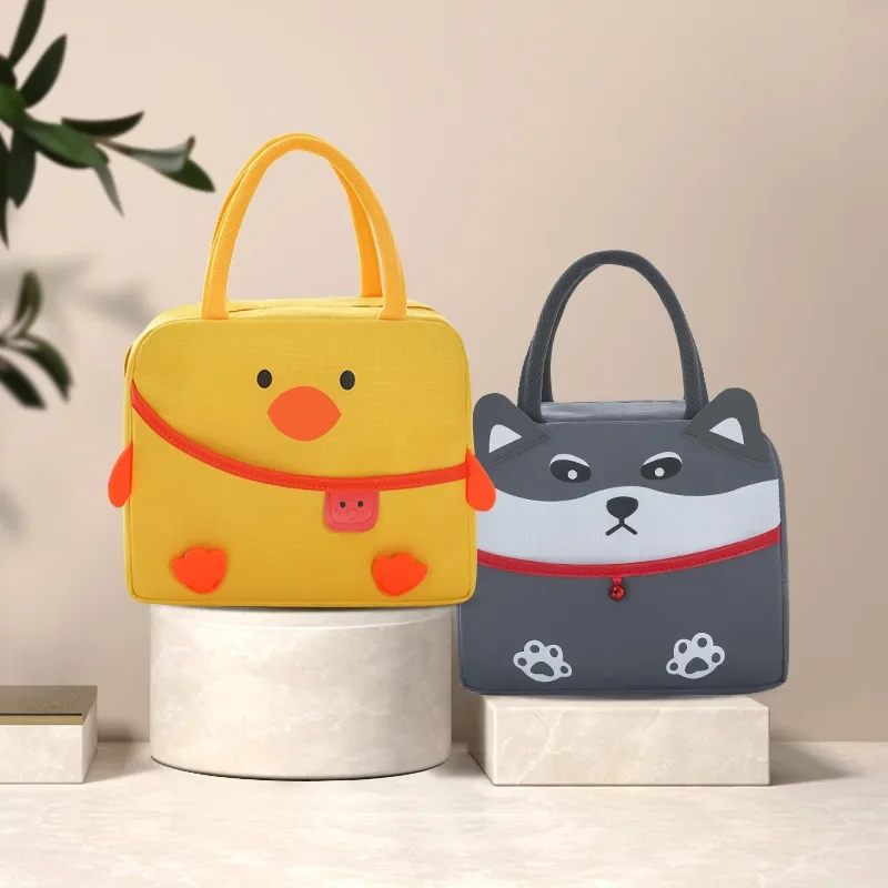 Kawaii Children Portable Insulated Thermal Picnic Food Cute Cartoon Lunch Bag Box Tote Food Fresh Cooler Bags Pouch for Kids Bag