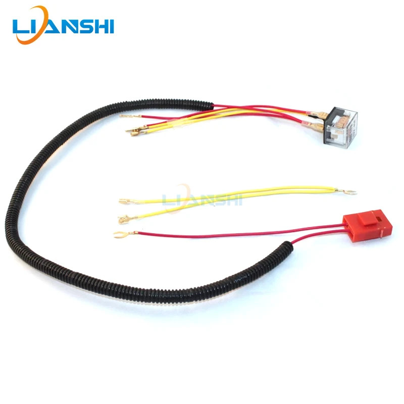 12V 4 Pin Universal Relay Wiring Harness Snail Horn Controller Stabilizer For Car Truck Motorcycle Horn Modification