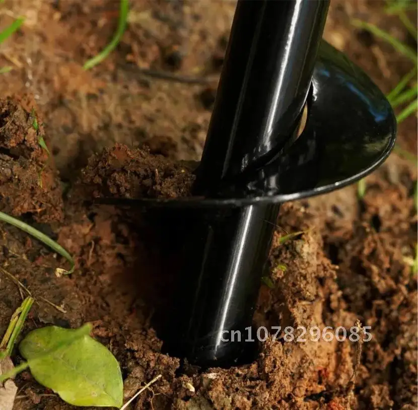 

Drill Bits Set Planting Hole Digger Auger Spiral Carbon Steel Planter Tools Flower Gardening Garden Tool Part