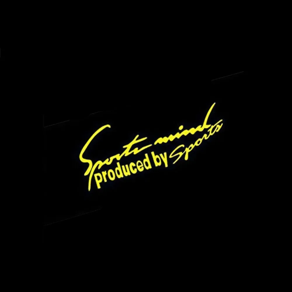 

1Pc Creative Sports Mind Car Decal Reflective Waterproof Vinyl Headlight Eyebrow Hood Side Window Sticker Auto Exterior Parts