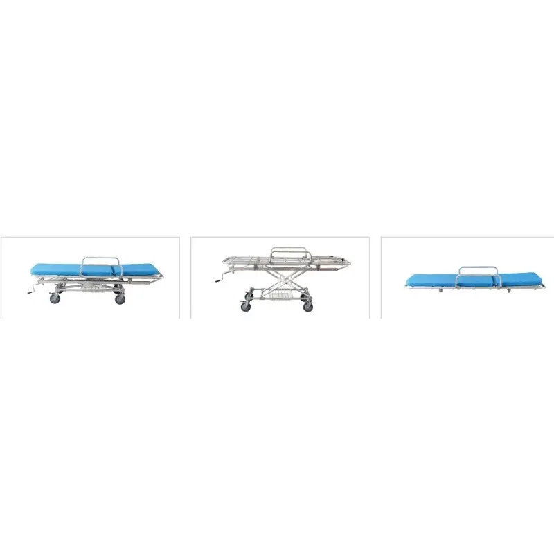 Aluminum rescue cart, rescue bed, medical first aid push