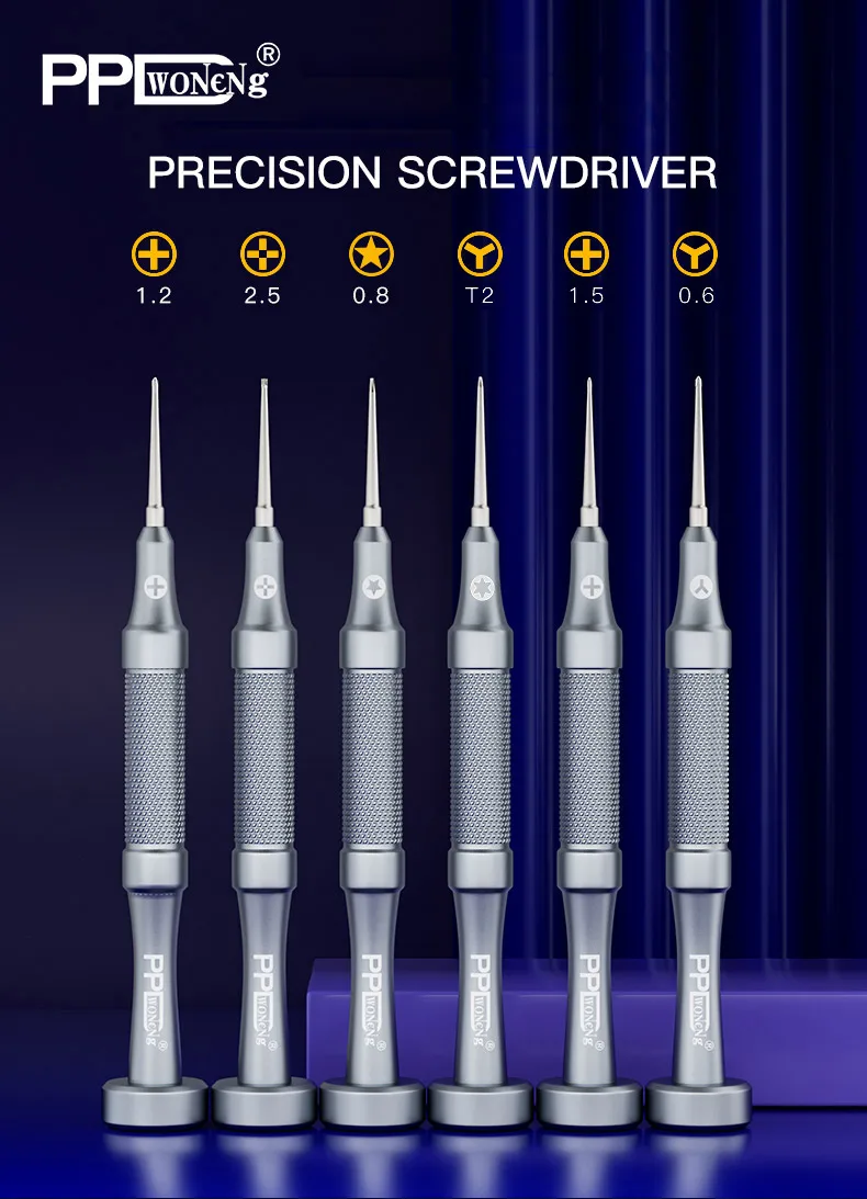 

Ppwoneng Precision Screwdriver Set For Clocks Laptop /Mobile Phone Screw Repairing Screwdriver Set Hand Repair Tools