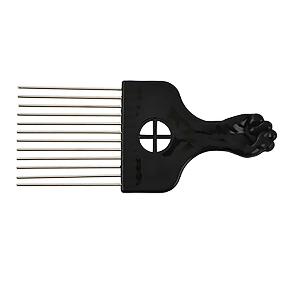 

2Pcs Hairdressing Combs Steel Needle Combs Perfect for Salon Hairstyles Durable Metal Plastic Gentle Detangling