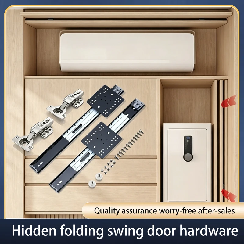 wardrobe-folding-swing-door-track-hardware-butterfly-door-inverted-retractable-hidden-cabinet-pocket-door-accessories