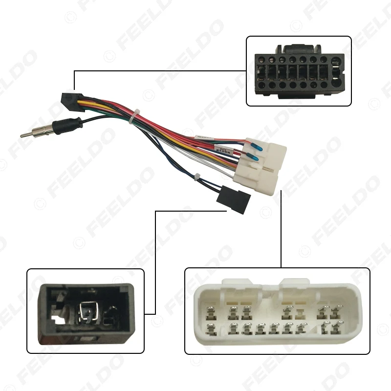 Car 16pin Audio Wiring Harness For Isuzu D-Max Aftermarket Stereo Installation Wire Adapter