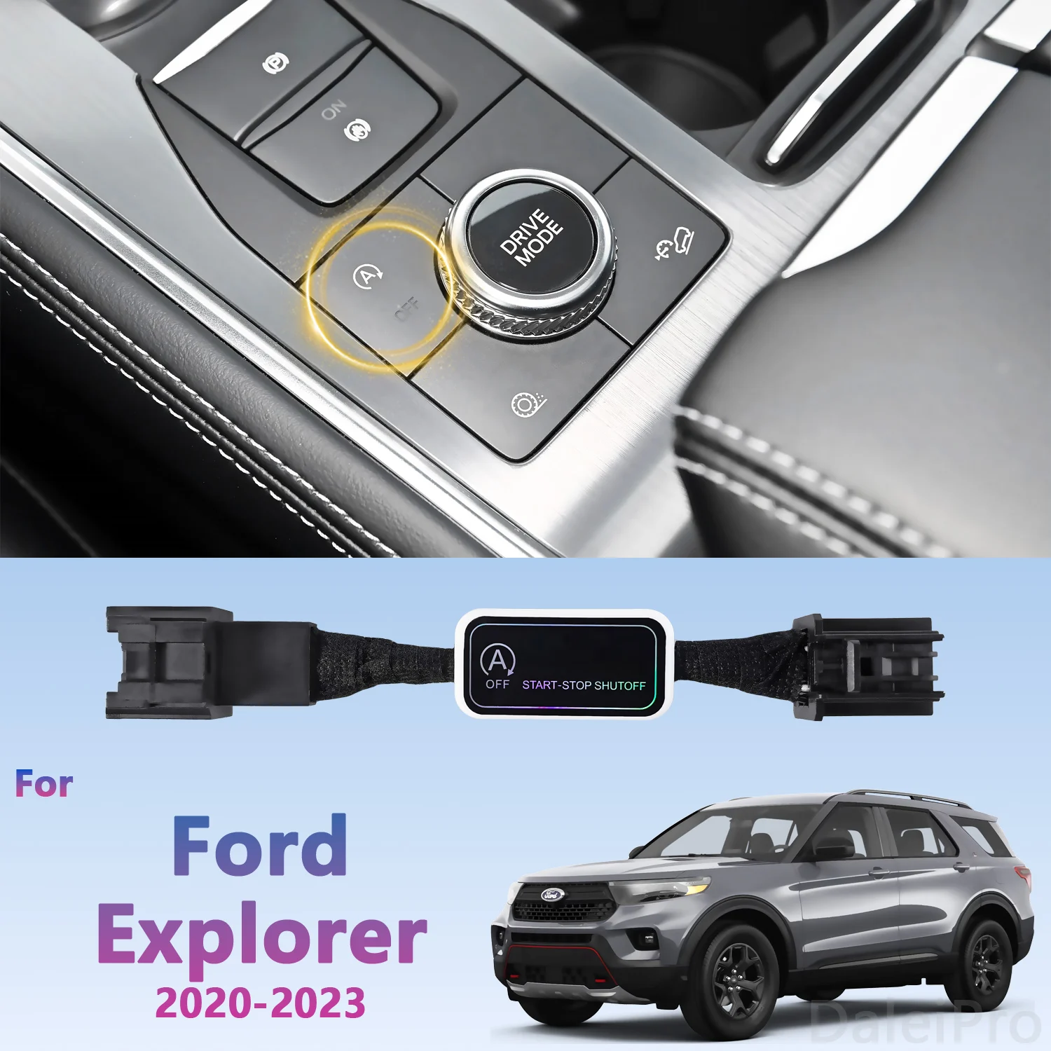 

Устройство автоматического запуска и остановки для Ford Explorer 2020-2022 2023, автоматическая система остановки двигателя, выключение устройства, датчик управления, заглушка, стоп
