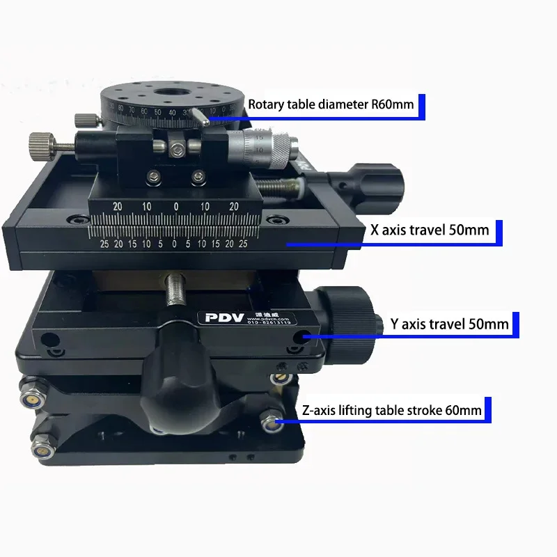 XYZR Manual Four Axis Adjustment Stage  Multi-axis Adjustment Rack  Multi-axis displacement table