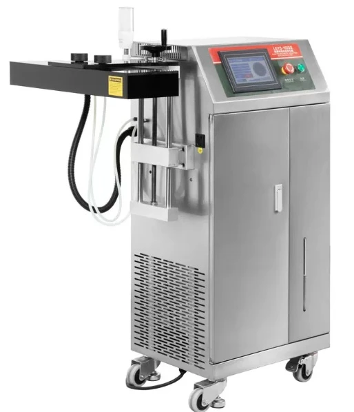 Automatic Continuous Water Cooling Electromagnetic Induction Bottle Cap Heating Aluminum Foil Sealing Machine