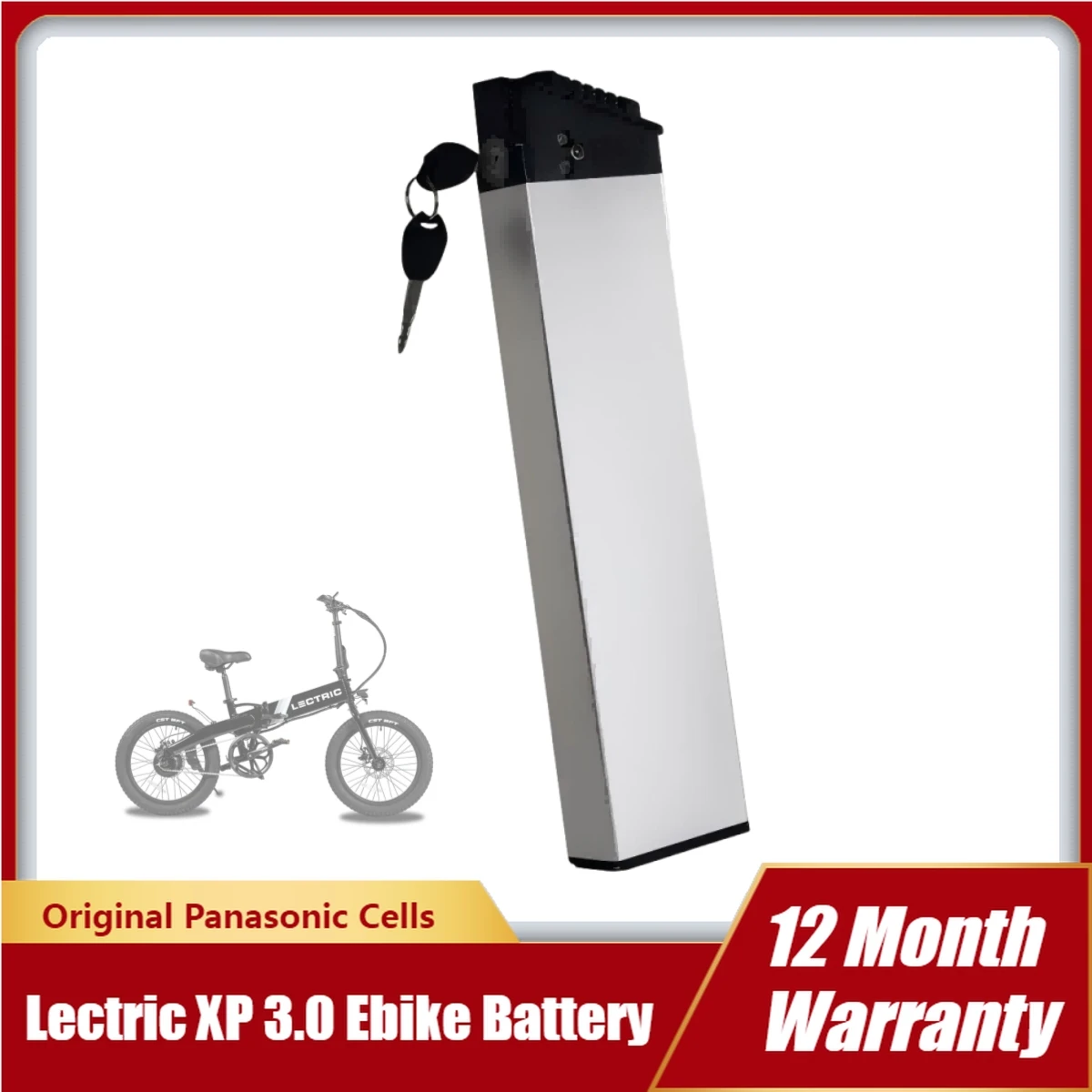 

Аккумулятор для электровелосипеда DCH006 48В 10.4Ач 12.8Ач 14Ач, замена для Lectric XP 1.0 2.0, SAMEBIKE LO26, Vitilan V3 V1 Ebike