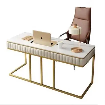 New Deign Marble Big Board Table Computer Desk Simple Modern Boss Desk President's Desk