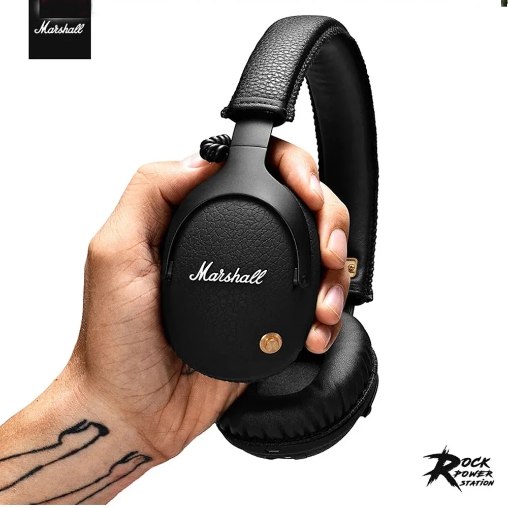 Marshall MONITOR Monitor Bluetooth Wireless Headphones Rock Earphones Noise-Isolating Deep Bass Foldable Sport Headphone