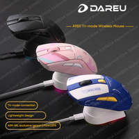 Dareu A950 Pro Wireless Mouse PAW3395 4K Return Rate Bluetooth 2.4G Wired RGB Magnesium Alloy Gaming Mouse Pc Office Mice Gifts