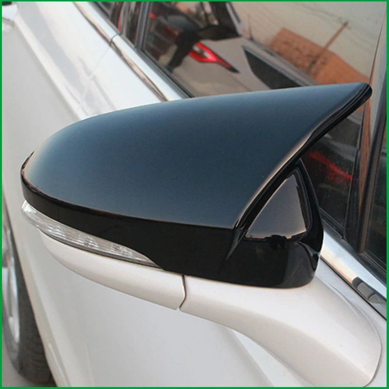 

Car Styling For Ford Mondeo 2013-2019 Door Side Rearview Mirror Cover Caps Trim With Horn Auto Parts Accessories