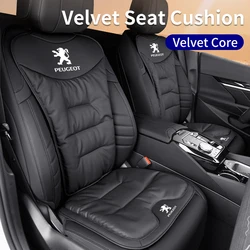 Velour Car Front Rear Seat Cover Leather Cushion Backrest Protective Mat For Peugeot 407 508 2008 5008 307 308 3008 206 207 208