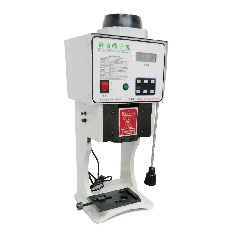 

2T Super Mute Semi Automatic Terminal Crimping Tools Cable Insulated Terminal Connector Crimping Machine