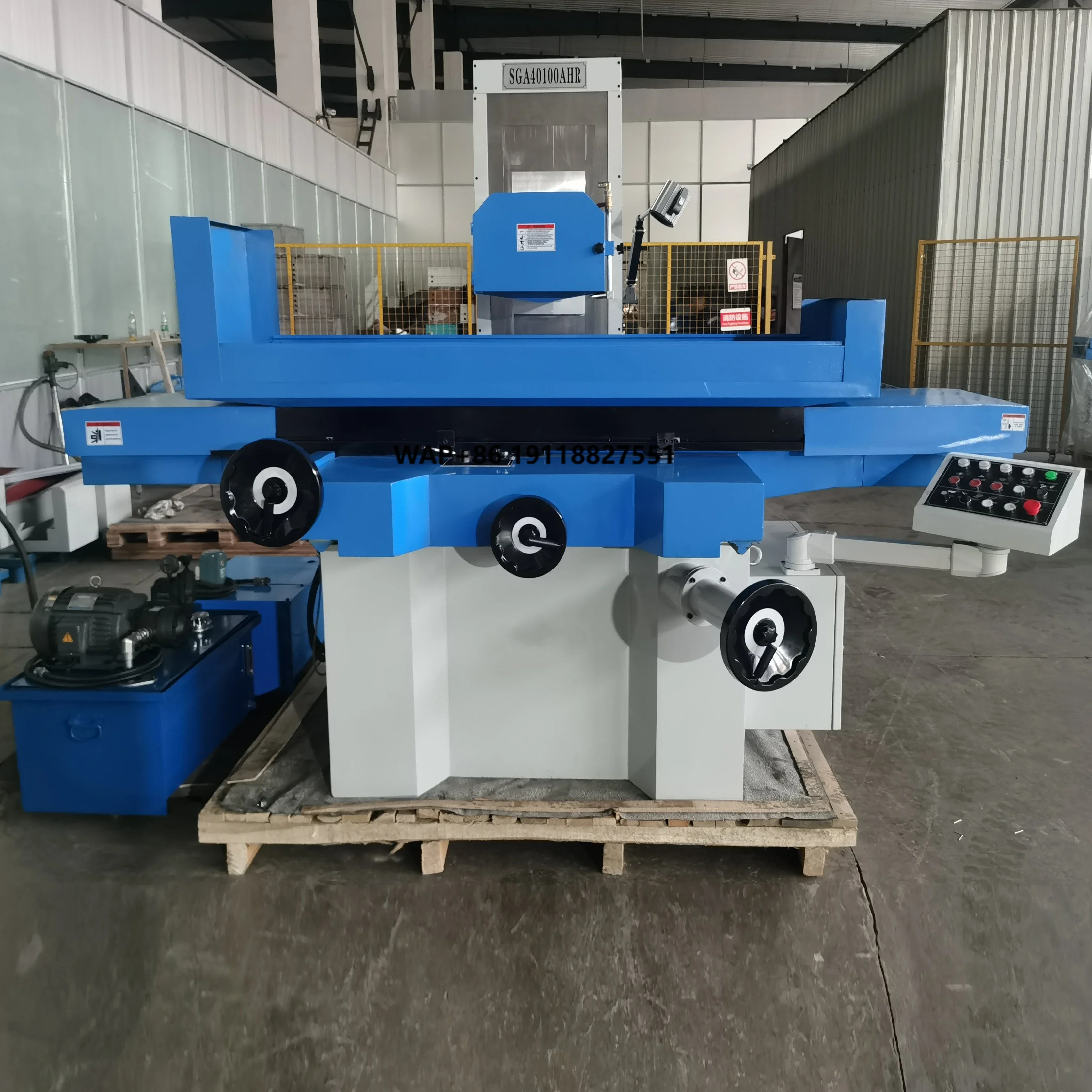 Rectificadora de Cilindros de Alta Precisión, Hidráulica, CNC, Plana, para Rectificado de Superficies