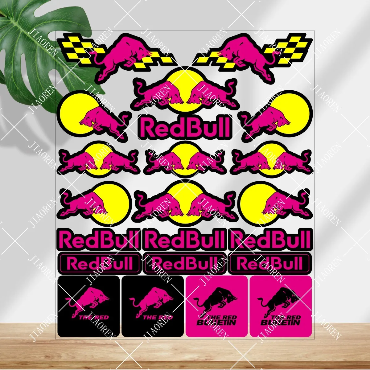 

Christmas Red Bull Sticker Logo Motorcycle Tank Helmet Car Bike Reflective Decal Kit For YAMAHA HONDA Suzuki Kawasaki #2